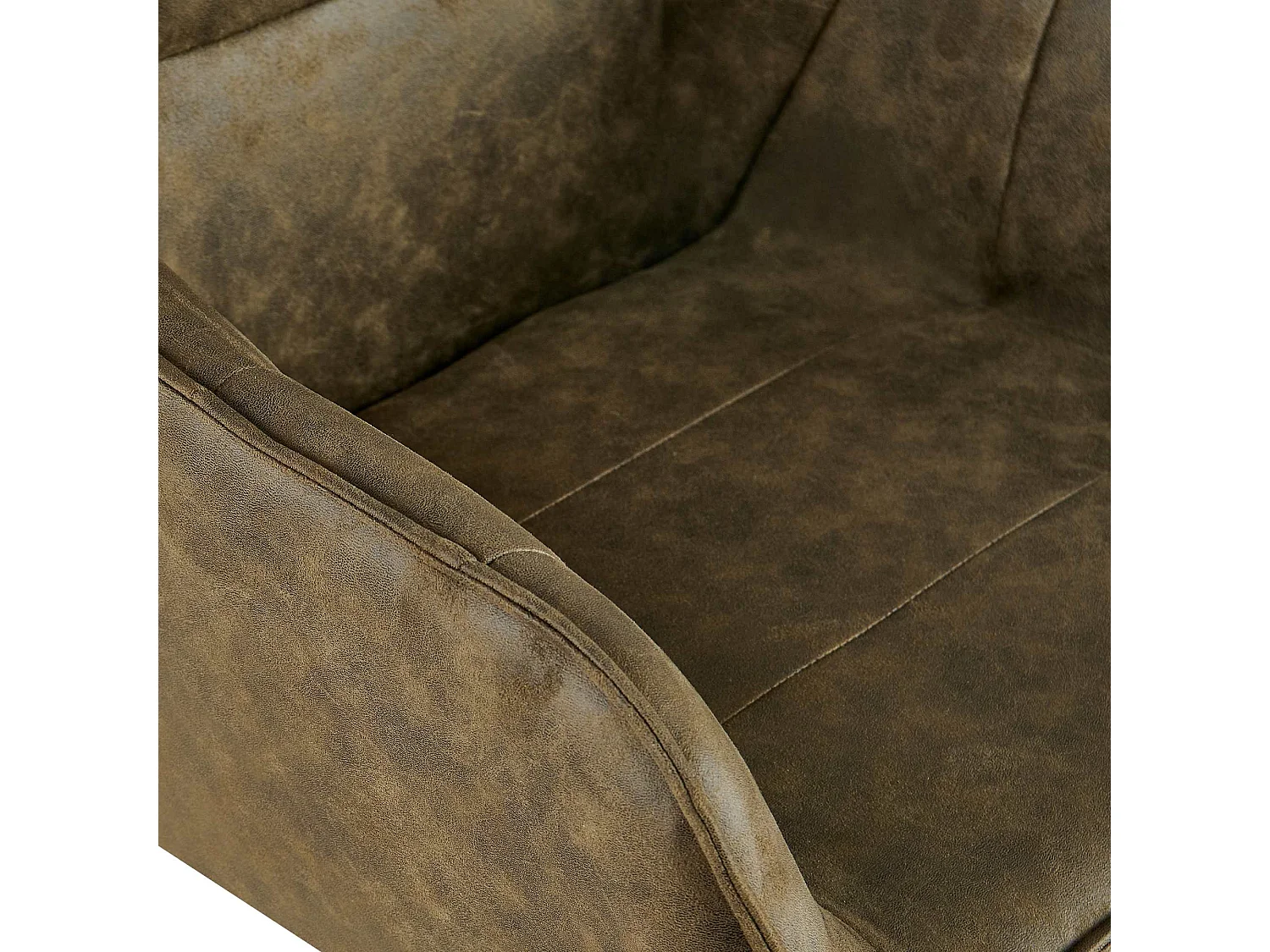 chaise salle à manger - Similicuir - Vert antique - Pettuli