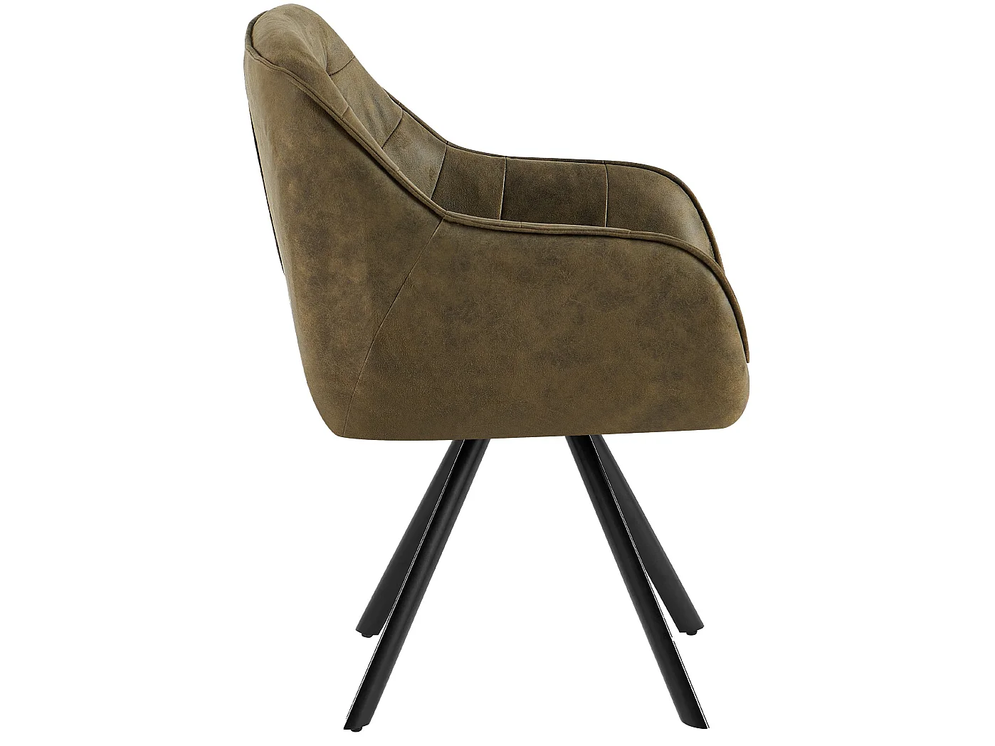 chaise salle à manger - Similicuir - Vert antique - Pettuli