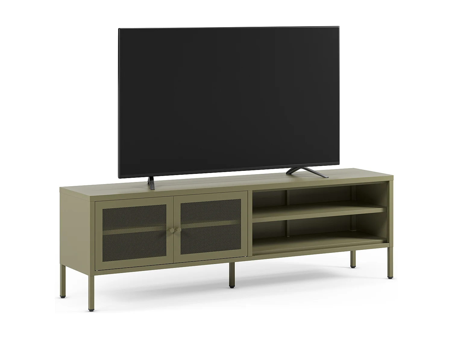 Tv-meubel Fayna - 160x35x50cm - Groen