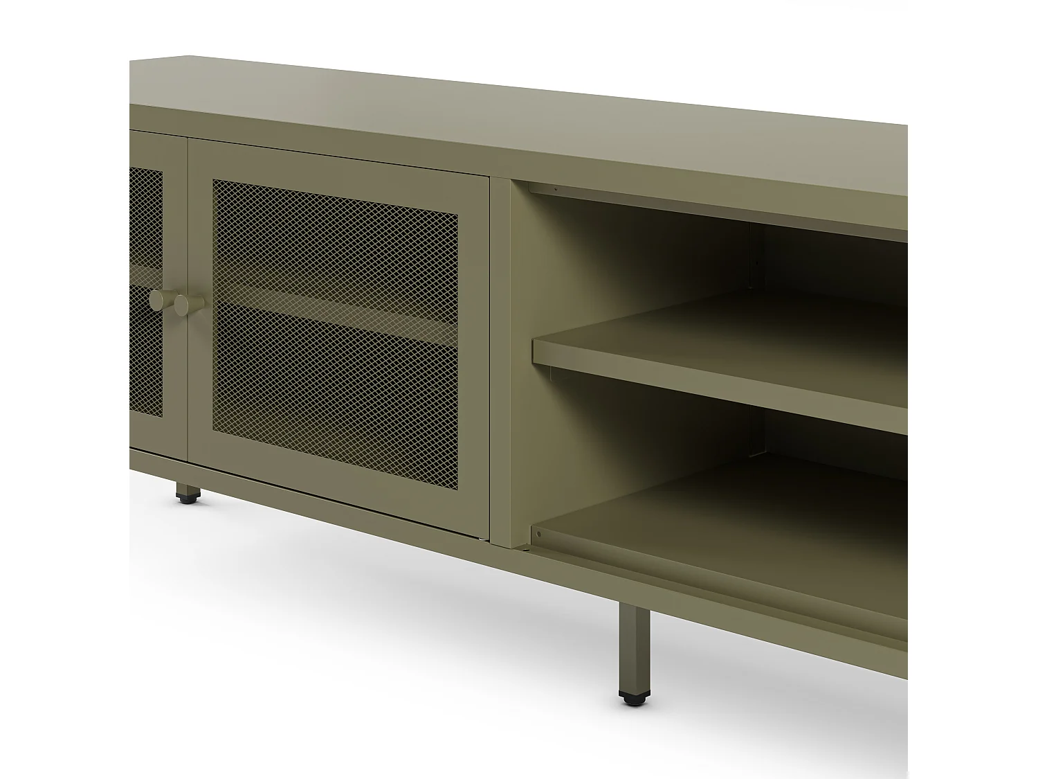 Tv-meubel Fayna - 160x35x50cm - Groen