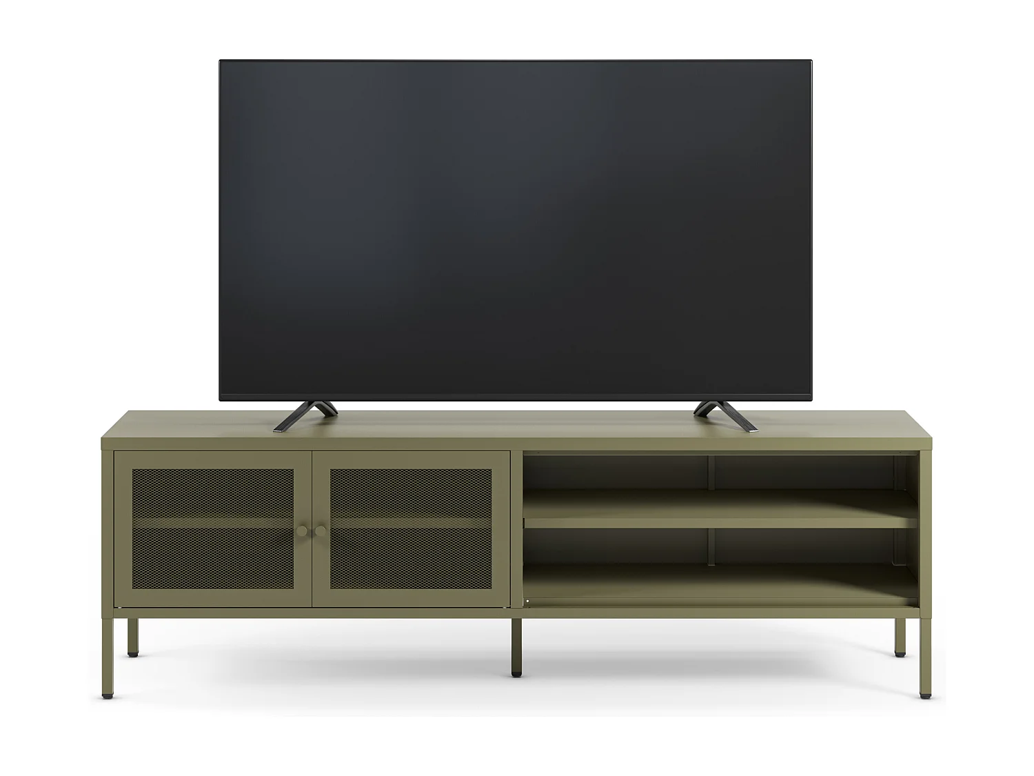 Tv-meubel Fayna - 160x35x50cm - Groen