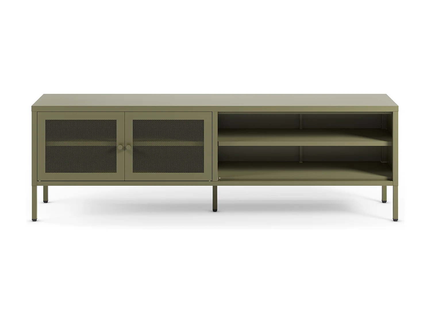 Tv-meubel Fayna - 160x35x50cm - Groen