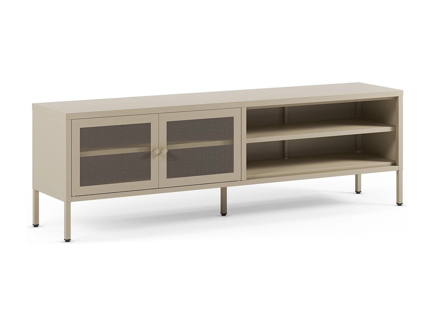 Tv-meubel Fayna - 160x35x50cm - Beige