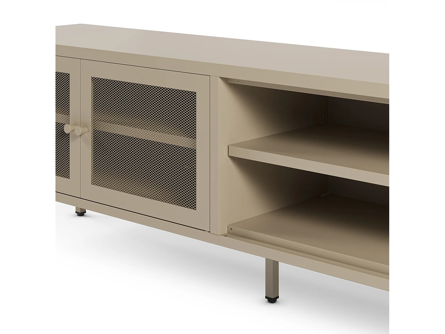 Tv-meubel Fayna - 160x35x50cm - Beige