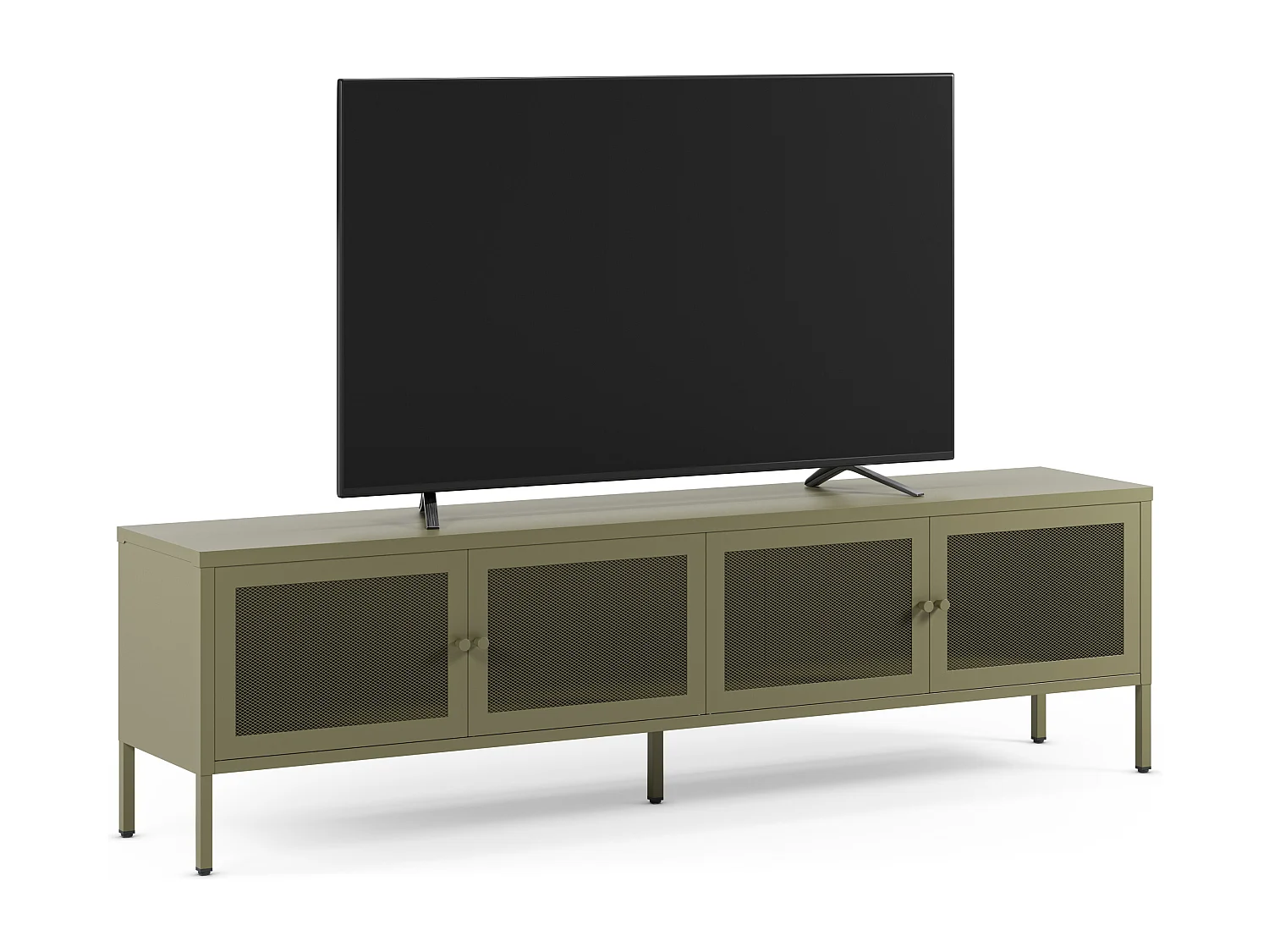 Tv-meubel Fayna - 160x35x50cm - Groen