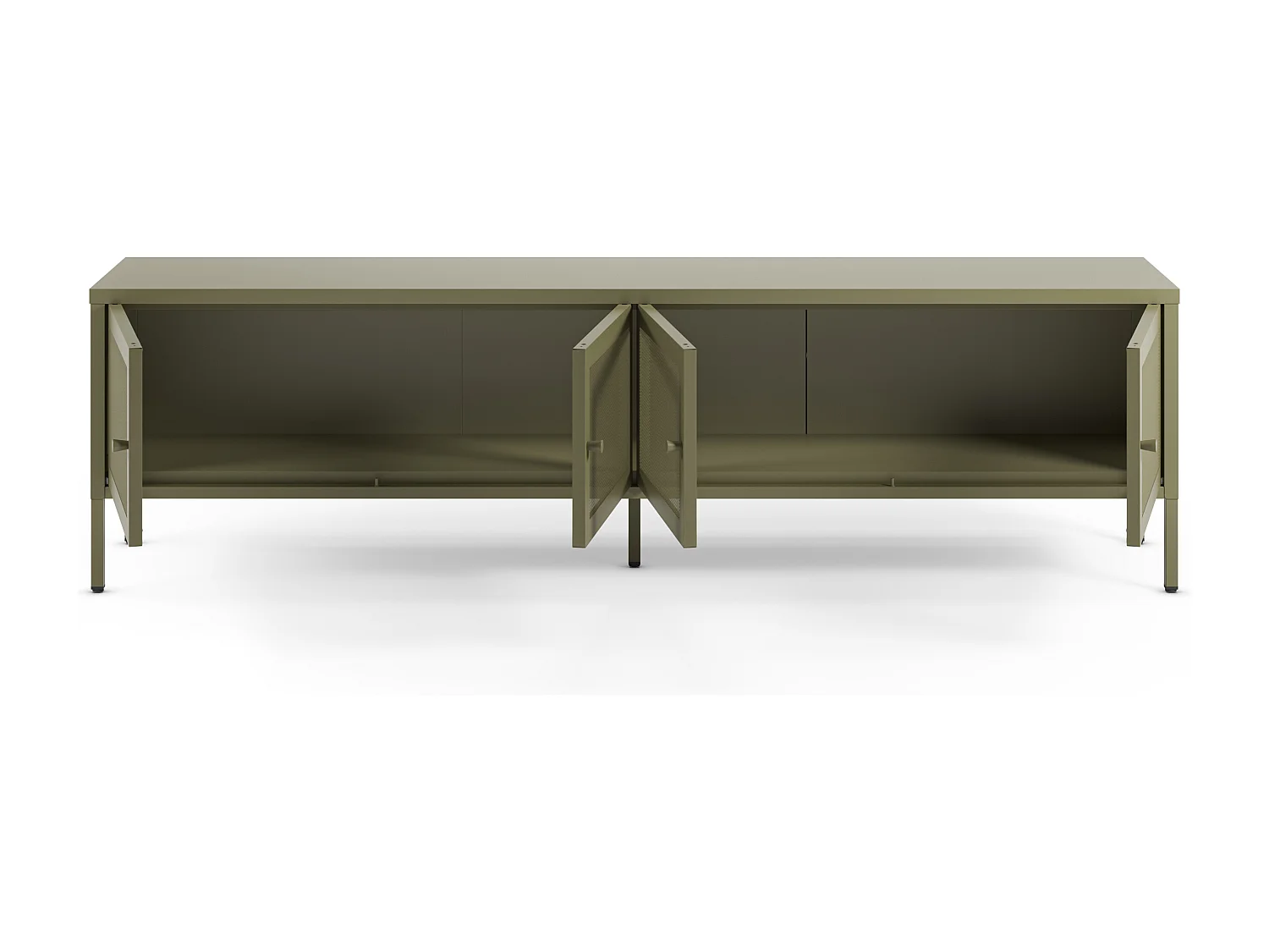 Tv-meubel Fayna - 160x35x50cm - Groen