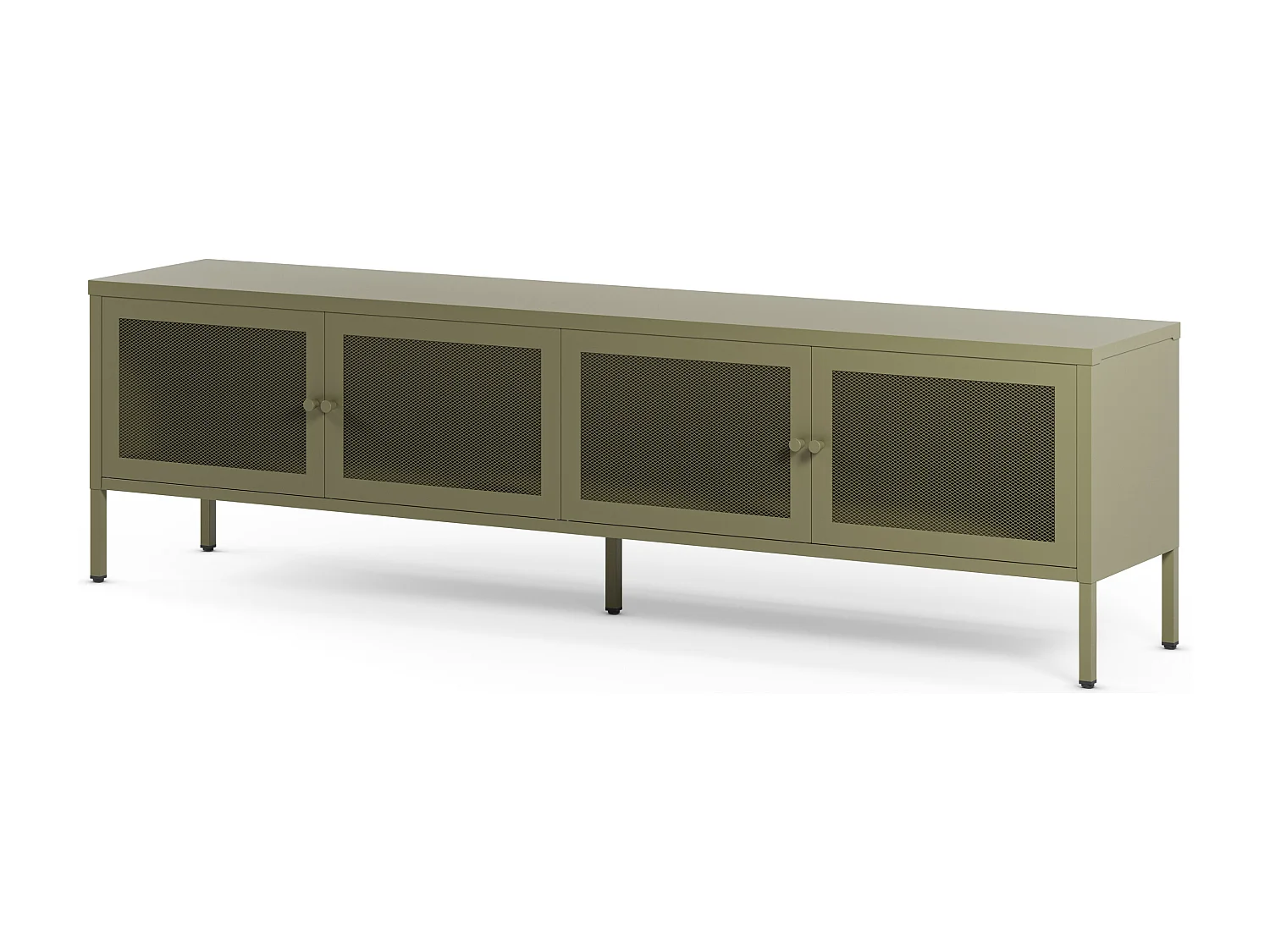 Tv-meubel Fayna - 160x35x50cm - Groen