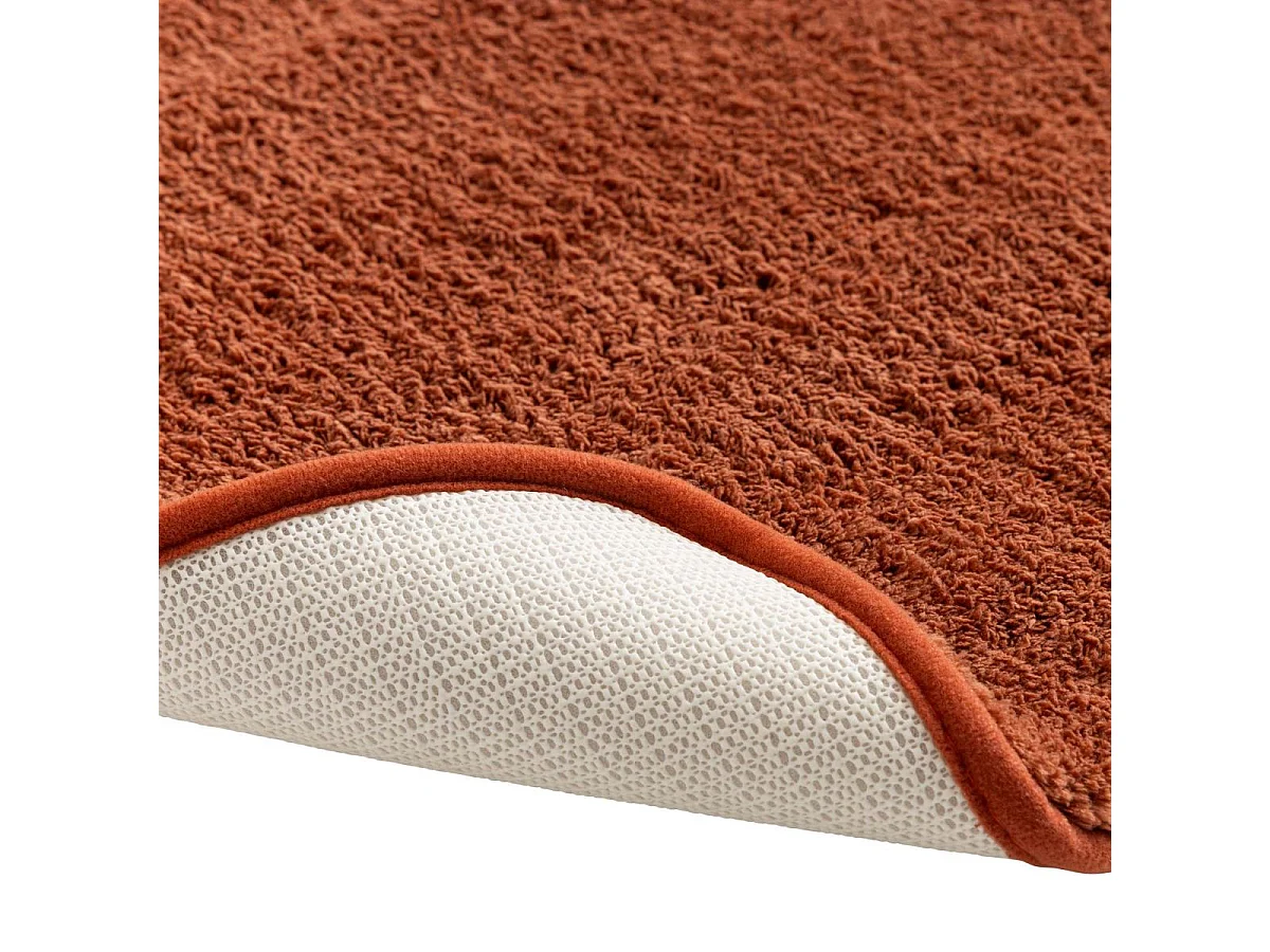 Tapis de Bain en Microfibre "Mael" 50x80cm Terracotta