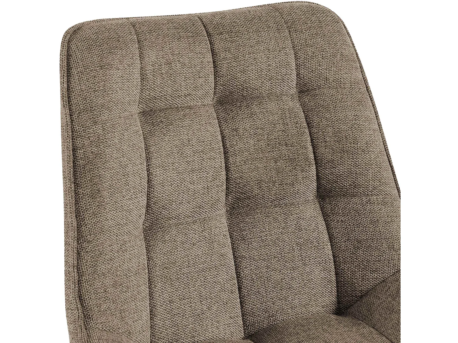 chaise salle à manger - Tissu - Taupe - Colby