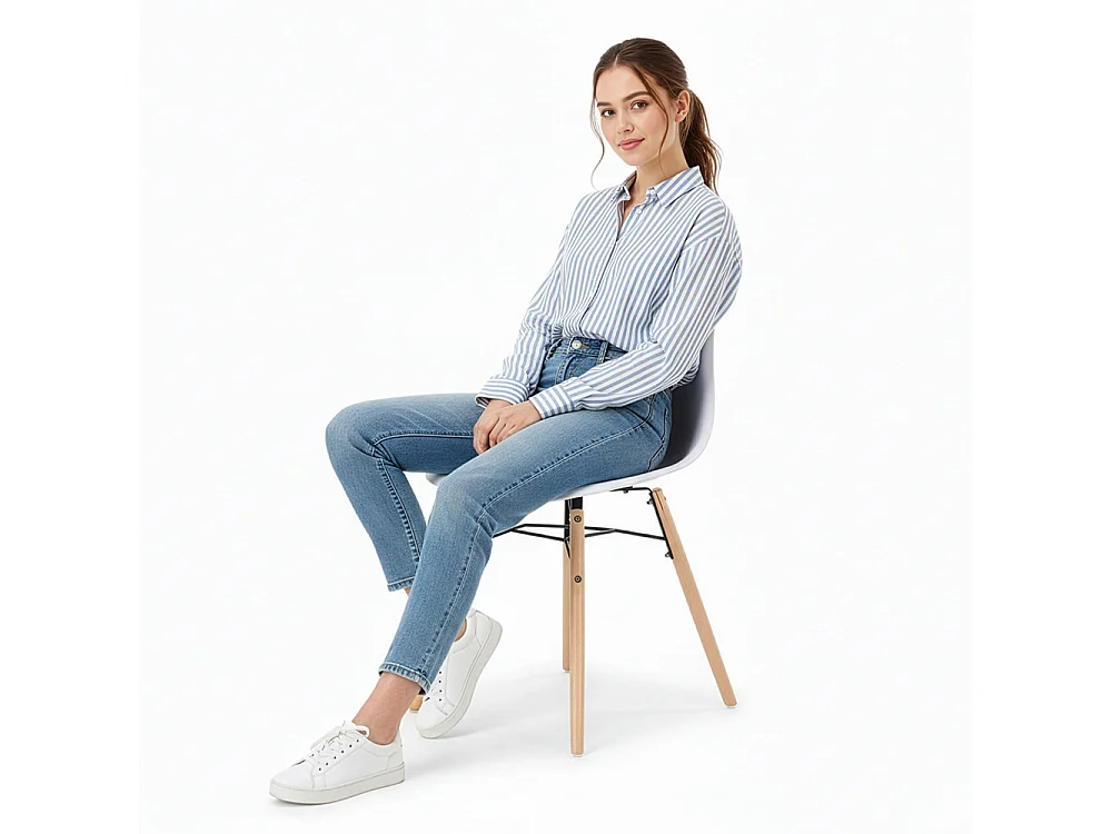 Chaise de Salle à Manger - Design Scandinave - Pieds en Bois - Lot de 2 - Skögur Vert pastel