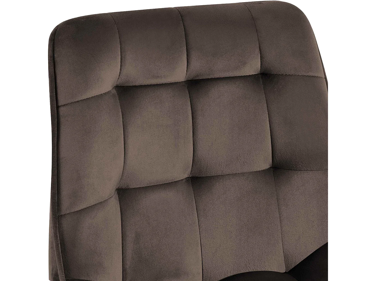 chaise salle à manger - Velours - Marron - Colby