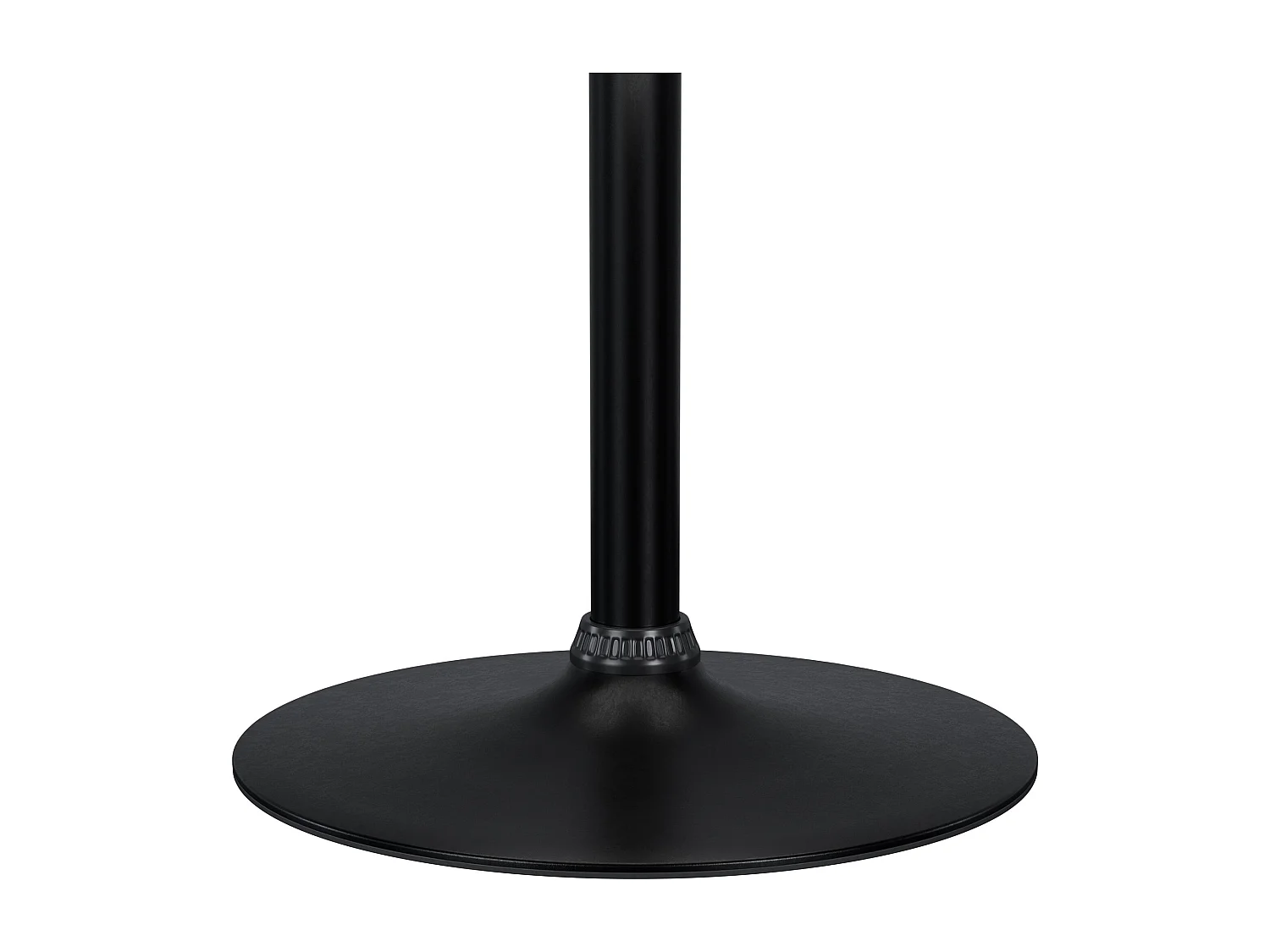 Table haute - rond Ø 52 cm - Bois - Noir / Noir - Xanten