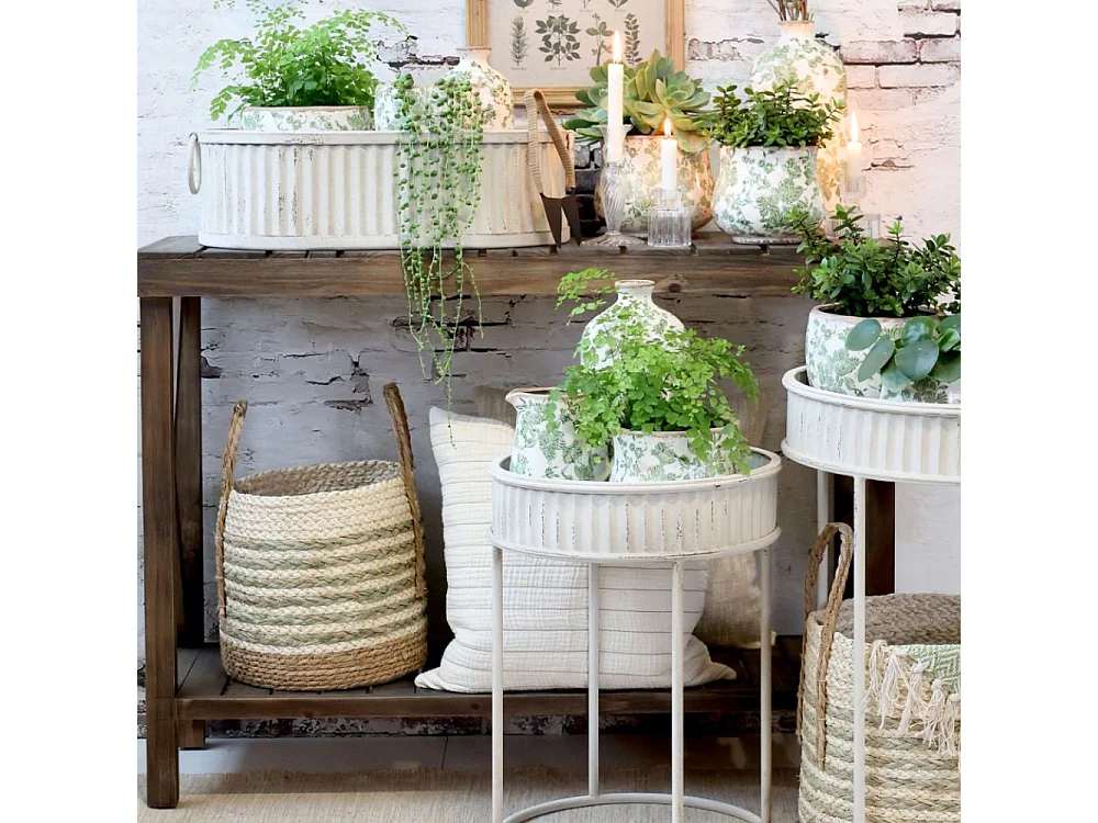 Table de service en bois de sapin marron 105.5 x 36 x 77 cm