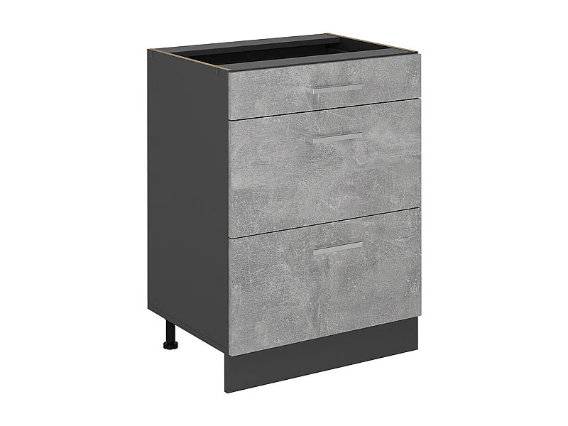 Meuble cuisine béton 60x46x81.6 r-line