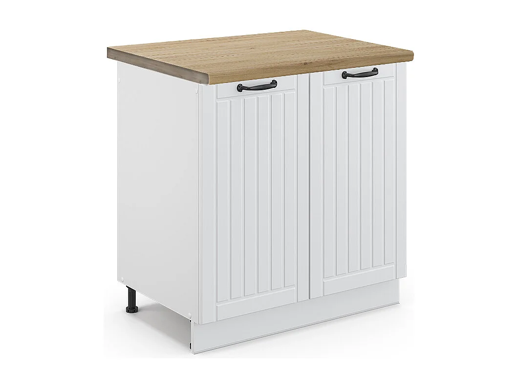 Armario bajo para fregadero blanco casa de campo 80x60x82 fame-line