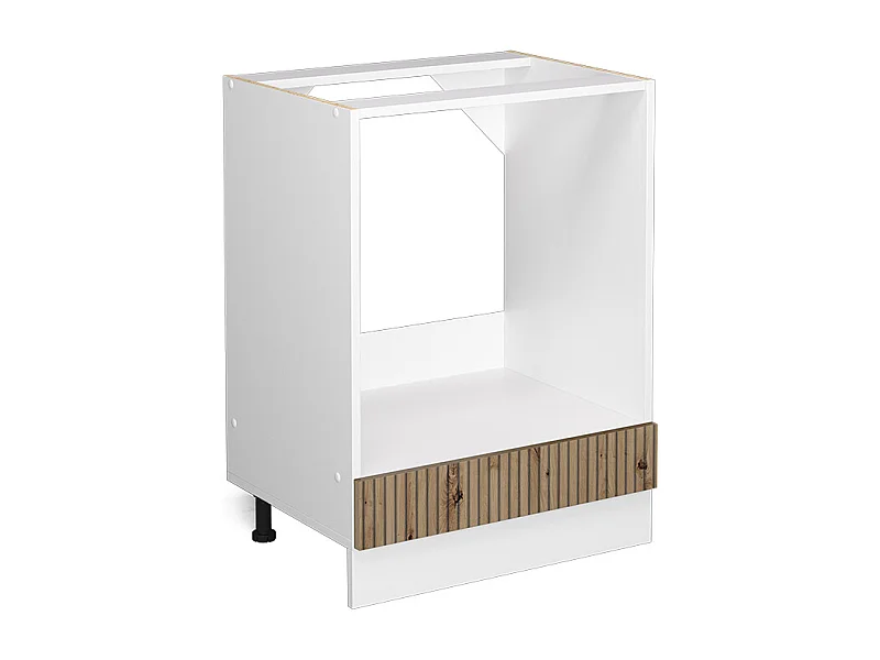 Armario para horno empotrado roble artesanal 60x46x81.6 r-line