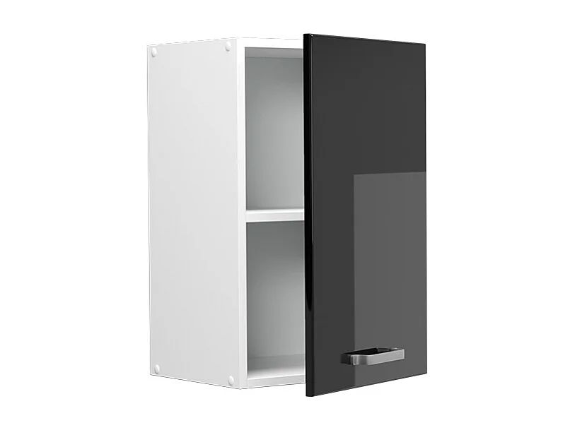Armario colgante negro brillo intenso 40x31x60 r-line