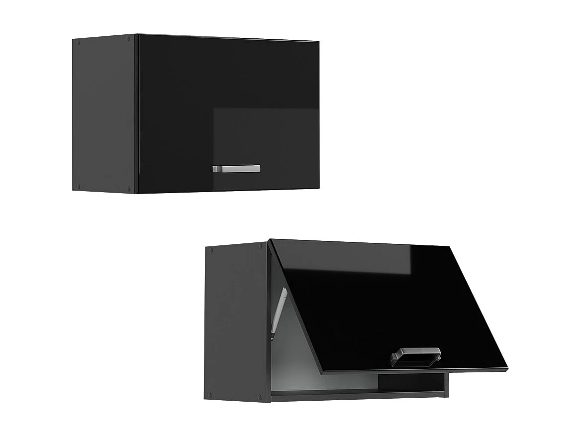 Armario colgante negro brillo intenso 60x31x40 r-line