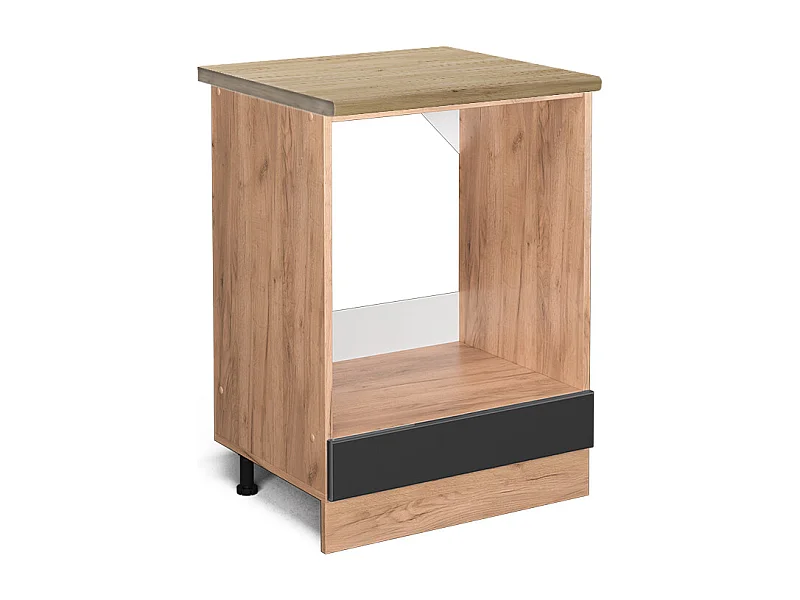 Meuble pour four anthracite haute brillance 60x60x81.6 r-line