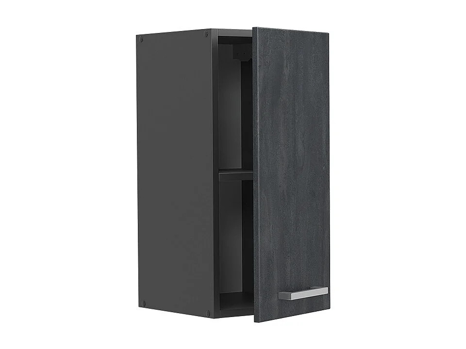 Armario colgante hormigón negro 30x31x60 r-line