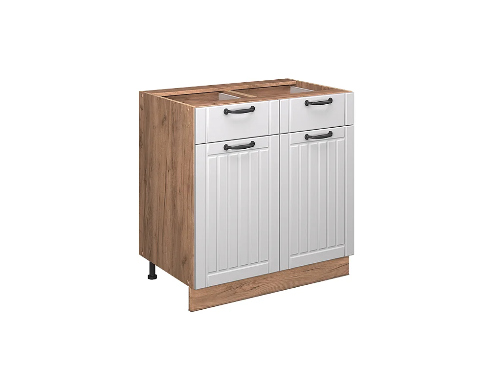 Keukenonderkast wit landhuis 80x60x82 fame-line