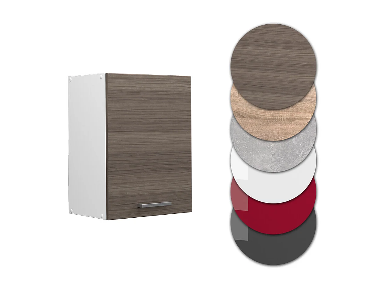 Armário de parede cinza nobre 45x31x60 r-line