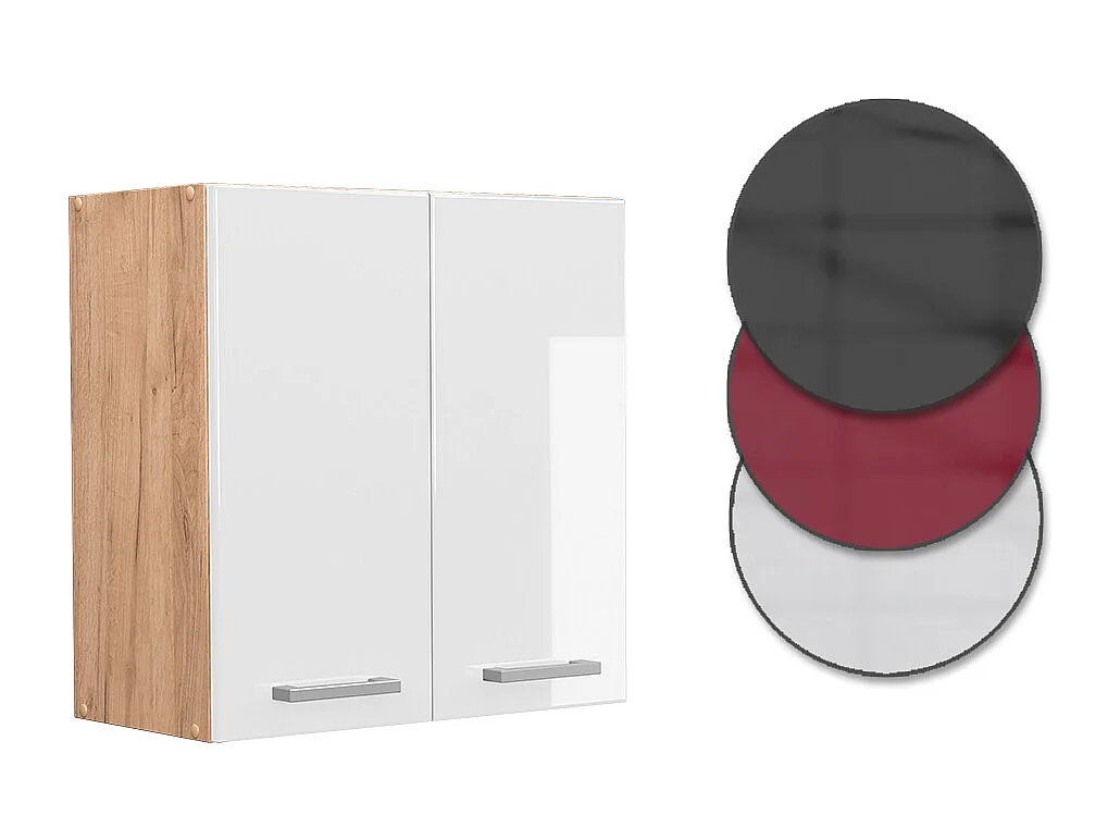 Armario colgante blanco alto brillo 60x31x60 r-line