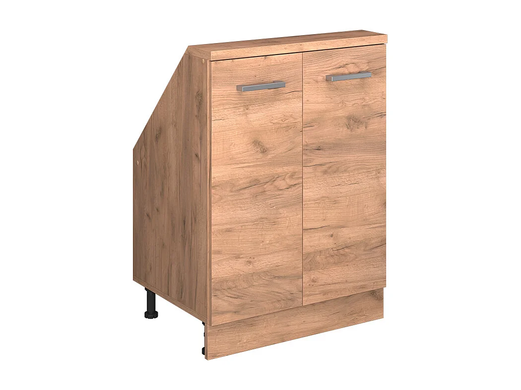 Armario de cocina para techo inclinado roble dorado 60x46x81.6 r-line