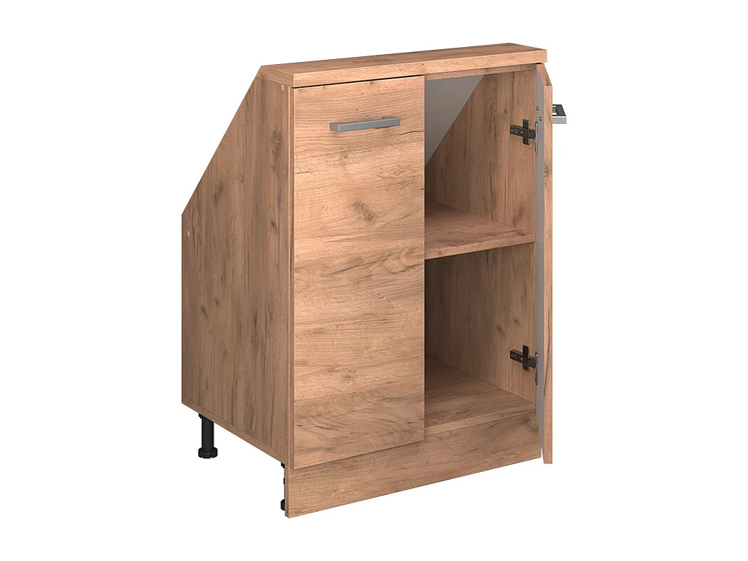 Meuble sous pente chêne de force doré 60x46x81.6 r-line