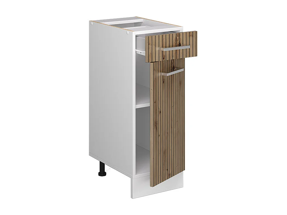 Meuble cuisine chêne artisan 30x46x81.6 r-line