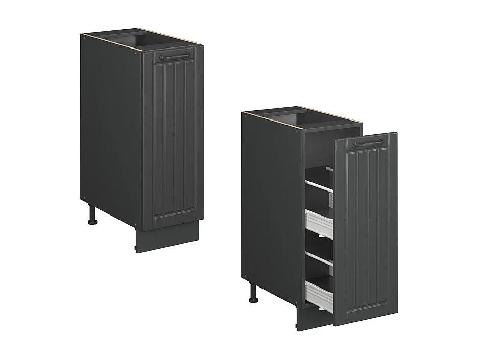 Armario de farmacia gris oscuro 30x60x82 fame-line