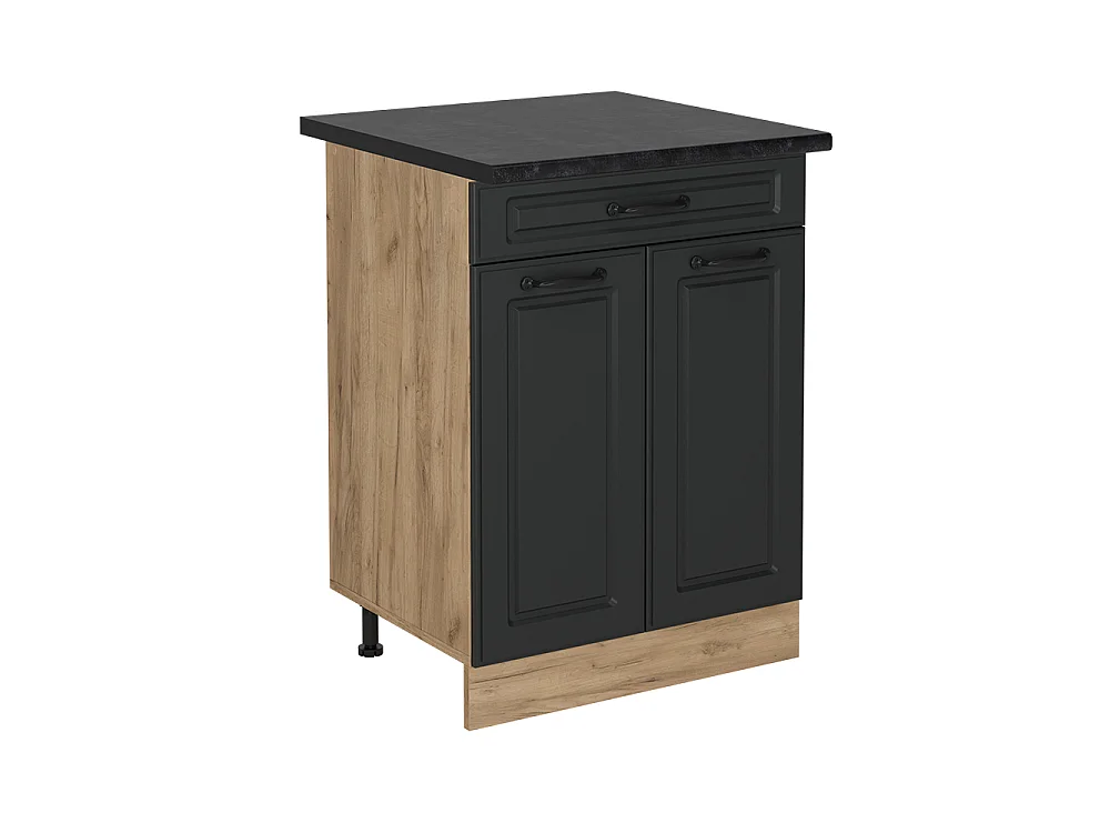 Keukenonderkast antraciet landhuis 60x60x81.6 r-line