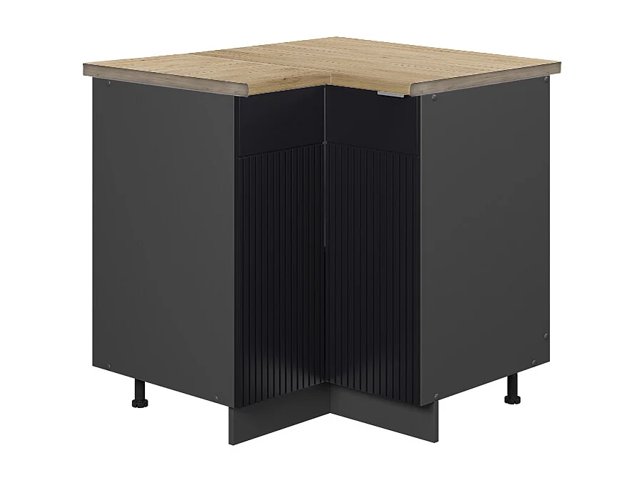 Meuble dangle noir rayé 80.5x60x82 fame-line