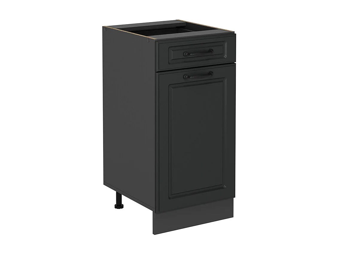 Meuble cuisine anthracite campagne 40x46x81.6 r-line