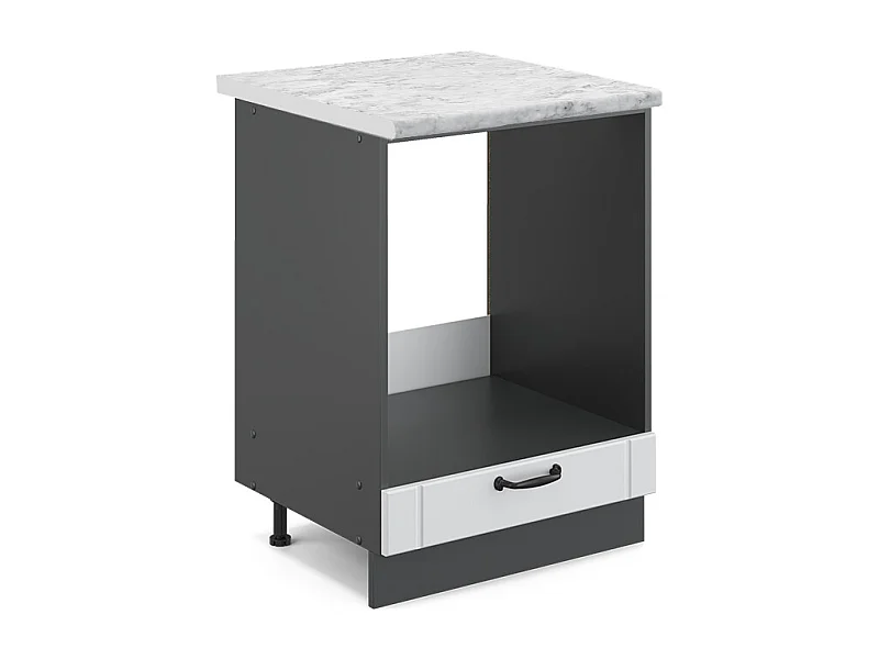 Armario para horno empotrado blanco casa de campo 60x60x82 fame-line