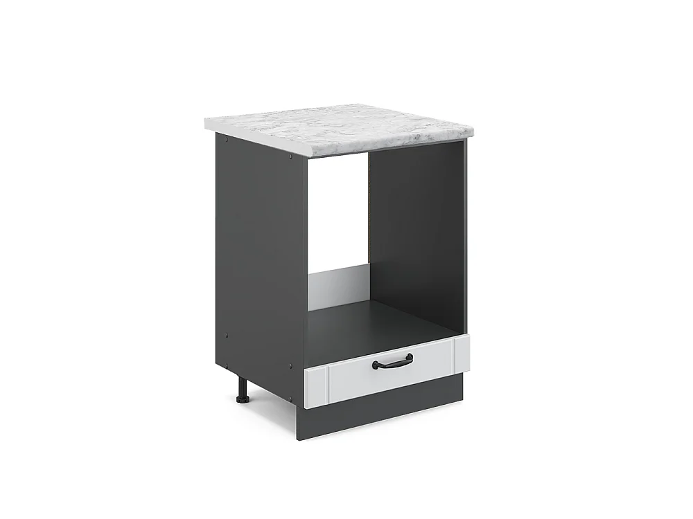Meuble pour four blanc campagne 60x60x82 fame-line