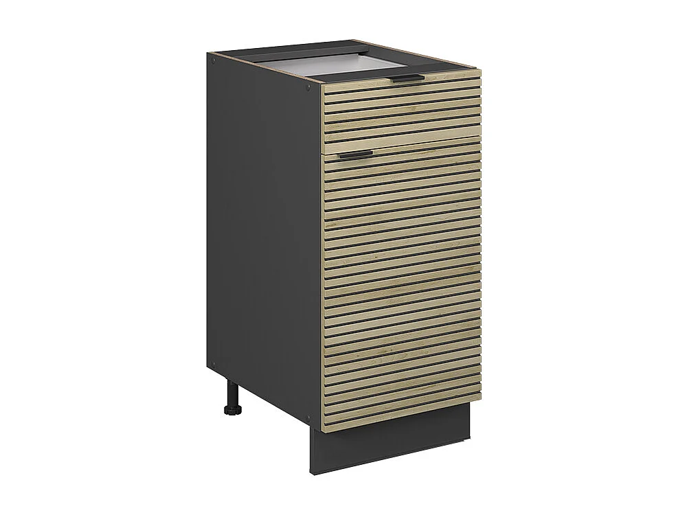 Keukenonderkast eiken paneel 40x51.6x82 fame-line