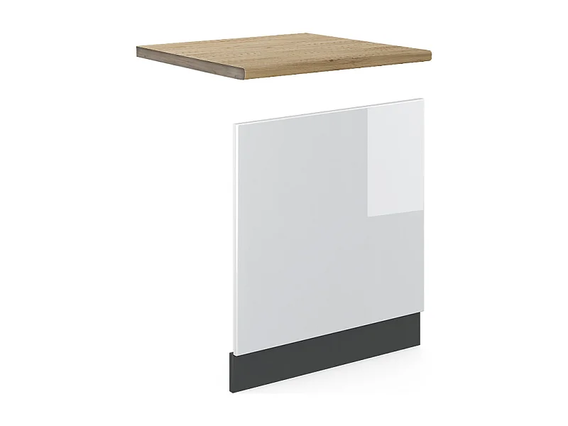 Panel frontal blanco alto brillo 60x1.6x57.2 r-line