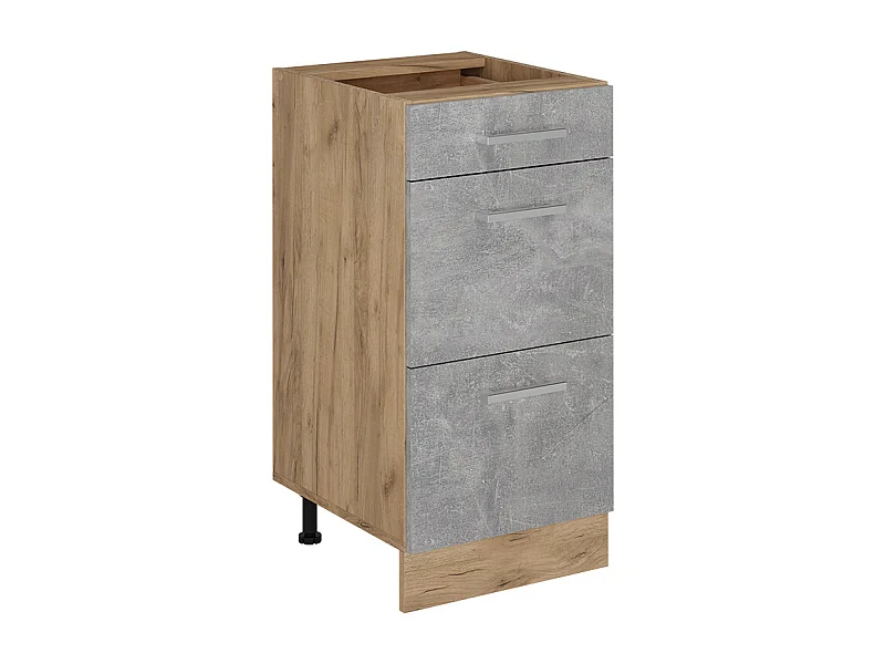 Mueble bajo de cocina hormigón 40x46x81.6 r-line