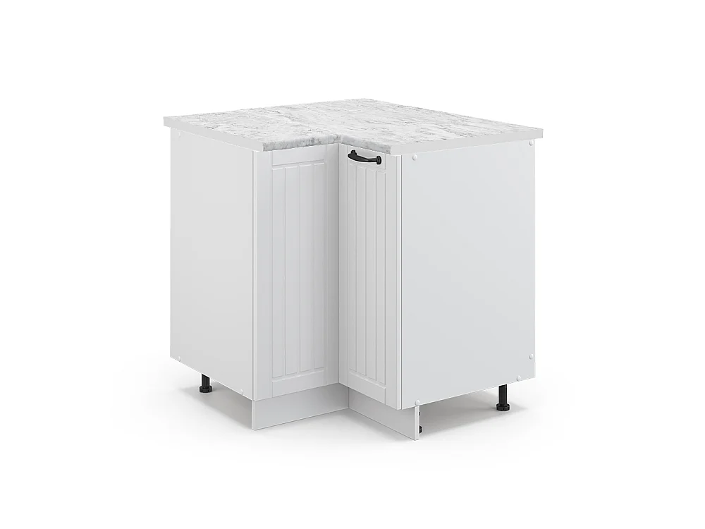 Hoekkast wit landhuis 80.5x60x82 fame-line