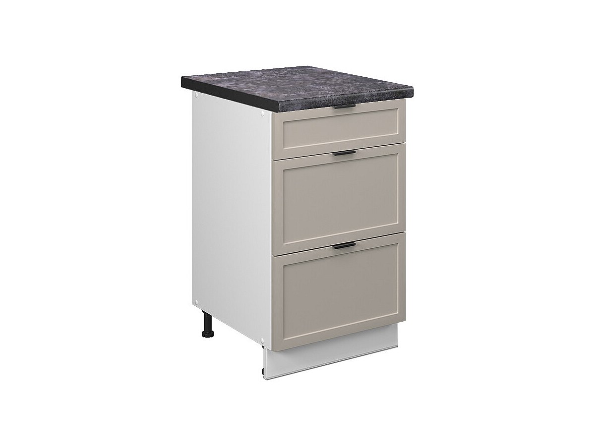 Meuble cuisine grisbeige 50x60x82 fame-line