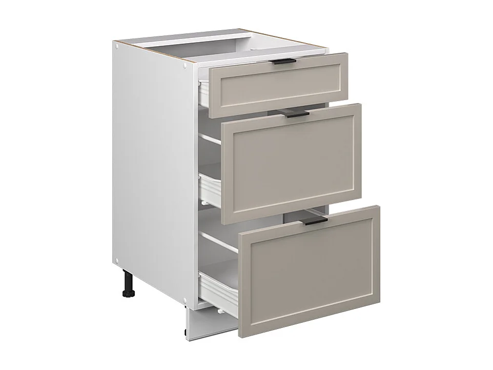 Meuble cuisine grisbeige 50x60x82 fame-line