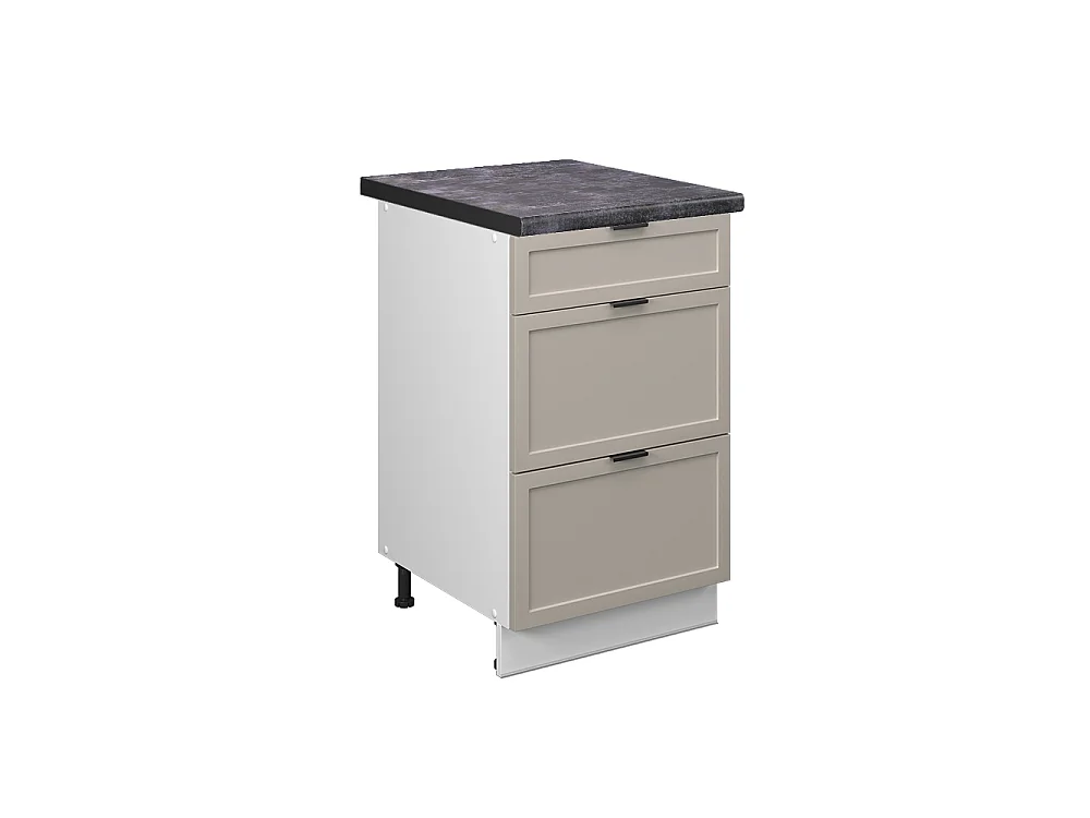 Mobiletto base per cucina grigiobeige 50x60x82 fame-line