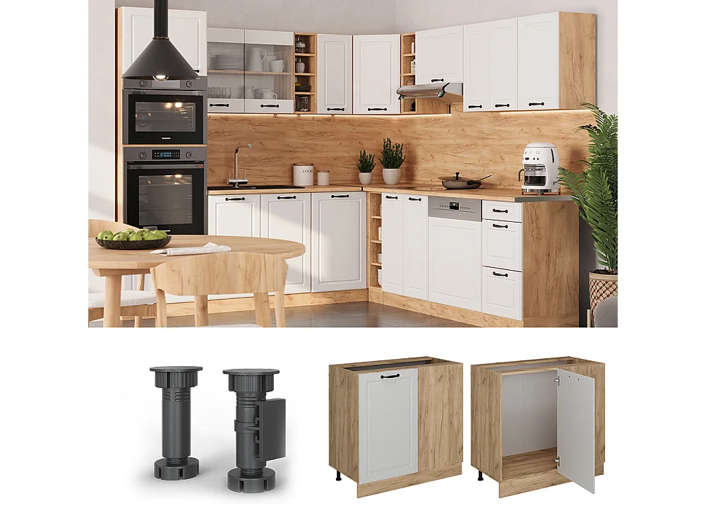 Meuble dangle blanc campagne 86x60x81.6 r-line