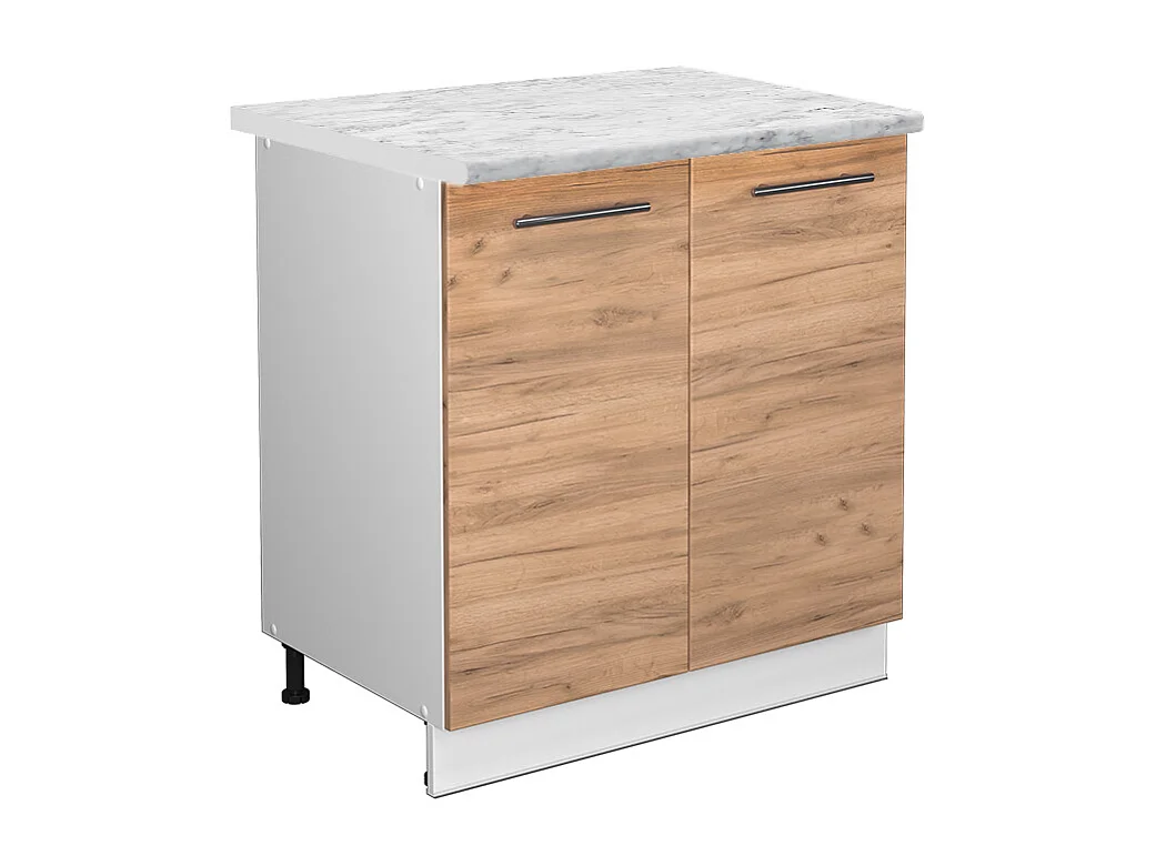 Armario bajo para fregadero roble dorado 80x60x82 fame-line