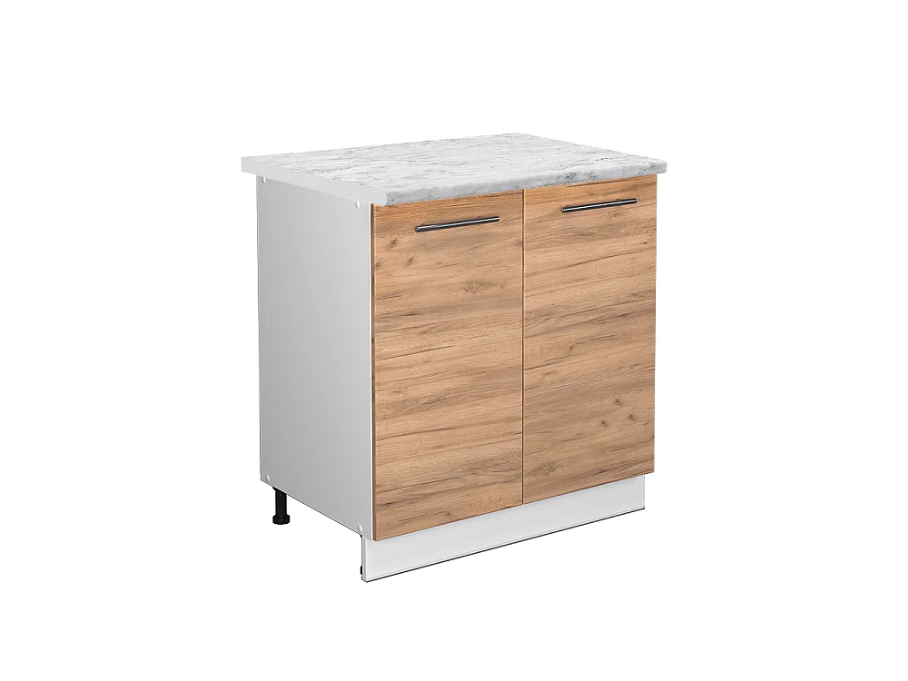 Wastafelkast krachtige eik goud 80x60x82 fame-line
