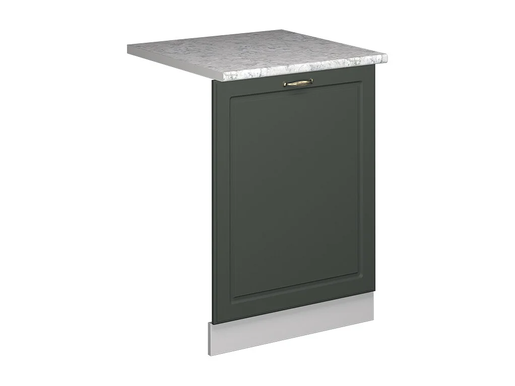 Façade de lave-vaisselle vert or campagne 60x1.6x81.8 fame-line