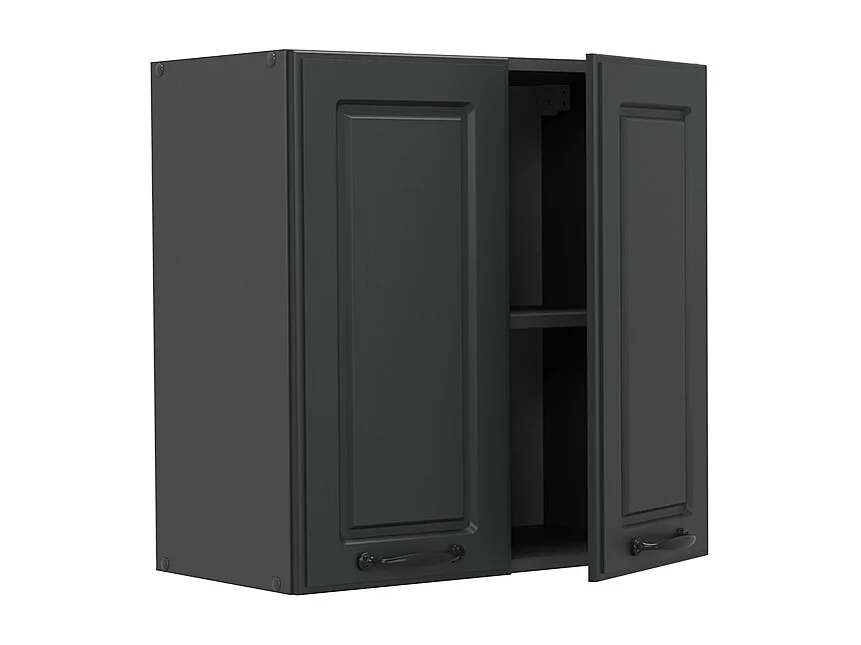 Elément haut de cuisine anthracite campagne 60x31x60 r-line