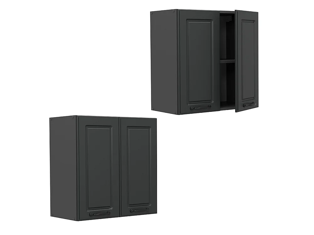Wall cabinet anthracite country house 60x31x60 r-line