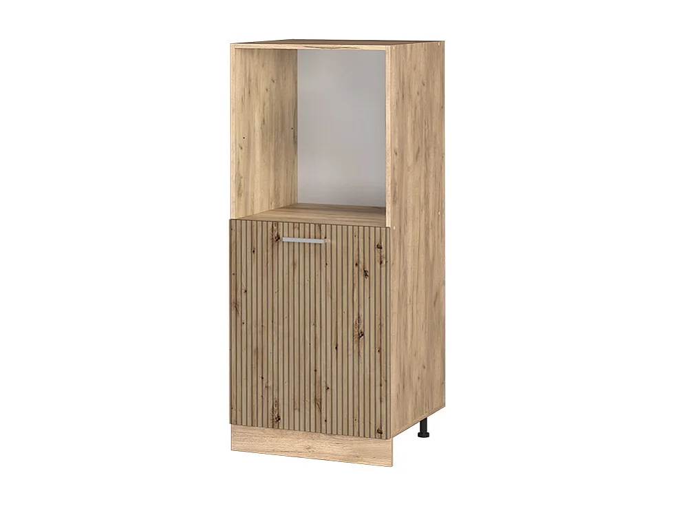 Meuble pour four chêne artisan 60x57x143 r-line